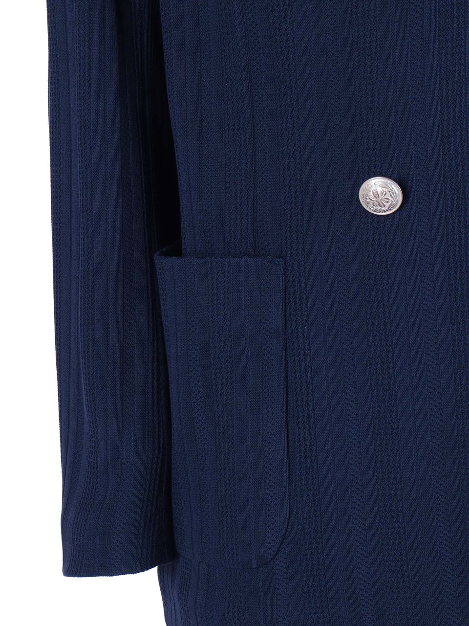 Circolo 1901 Wide Lapel Double Breasted Blazer Zwart