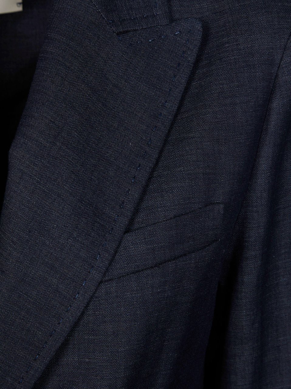 Circolo 1901 Deep Navy Denim Effect Blazer Zwart