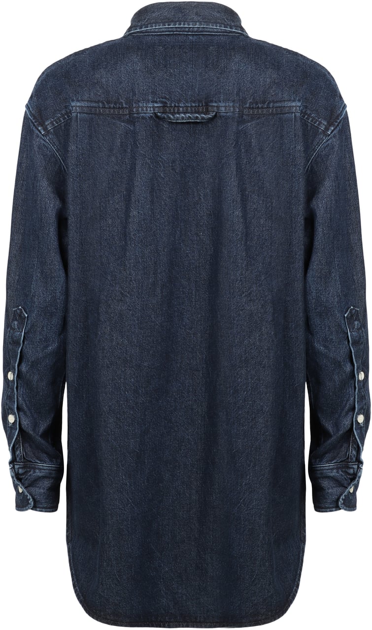 Citizen Kayla denim shirt Blauw