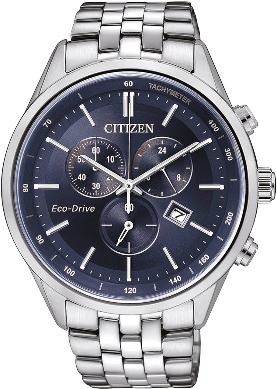 Citizen AT2141-52L Eco-Drive Chrono horloge Blauw