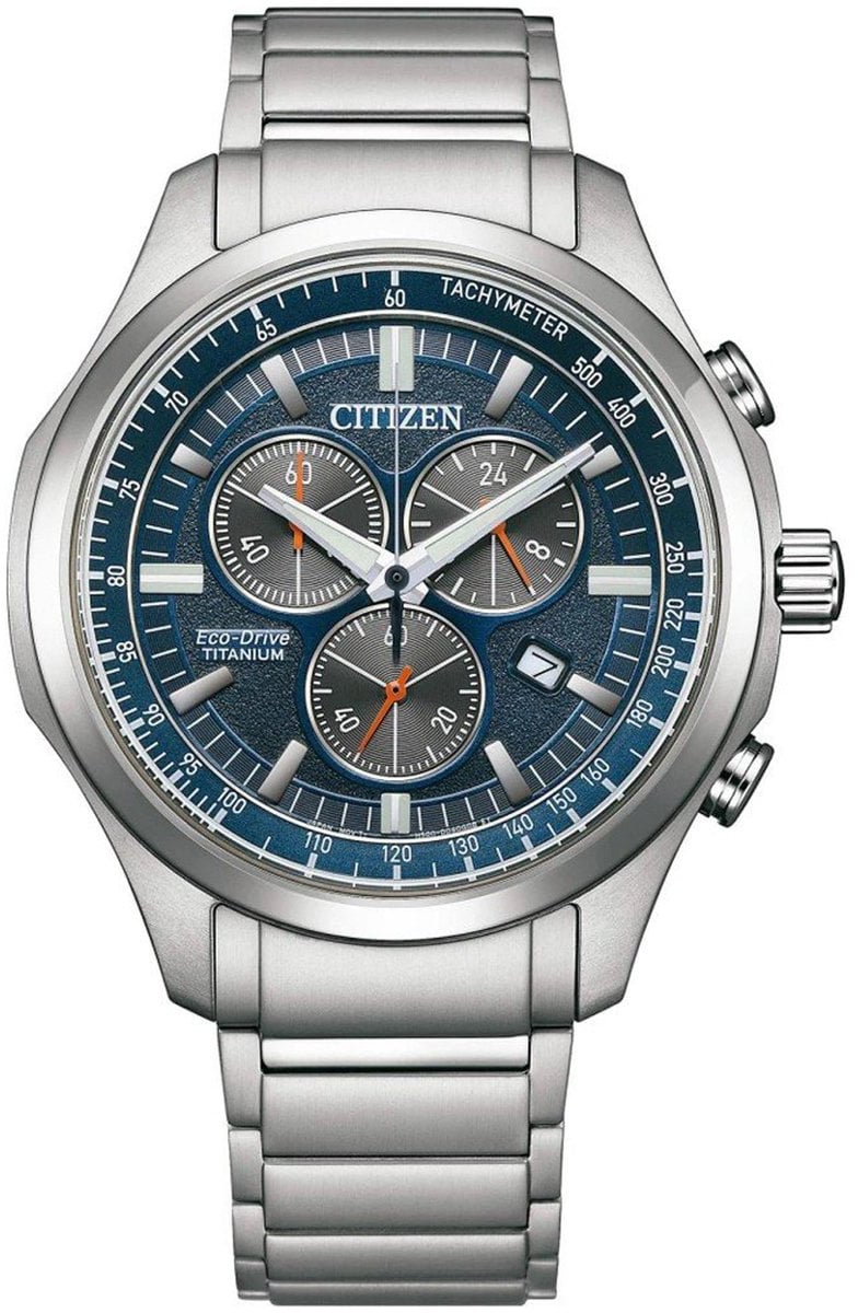 Citizen AT2530-85L Super Titanium heren horloge 43mm Blauw