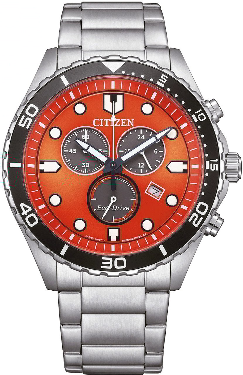 Citizen AT2560-84X Eco-Drive Chrono horloge Rood