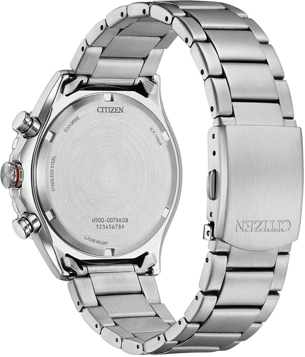 Citizen AT2566-88E Sport Chrono Eco-Drive horloge 43 mm Zwart