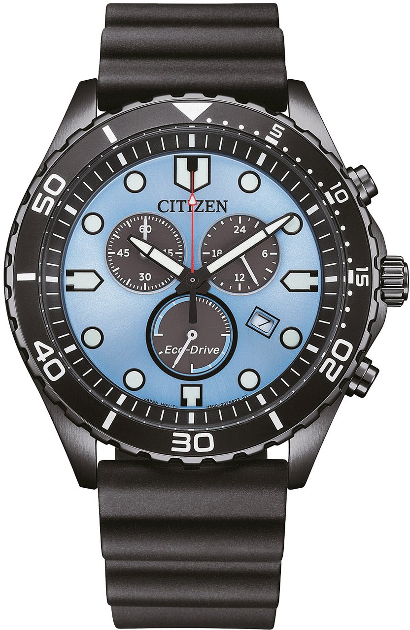 Citizen AT2567-18L Eco-Drive Chrono horloge Blauw