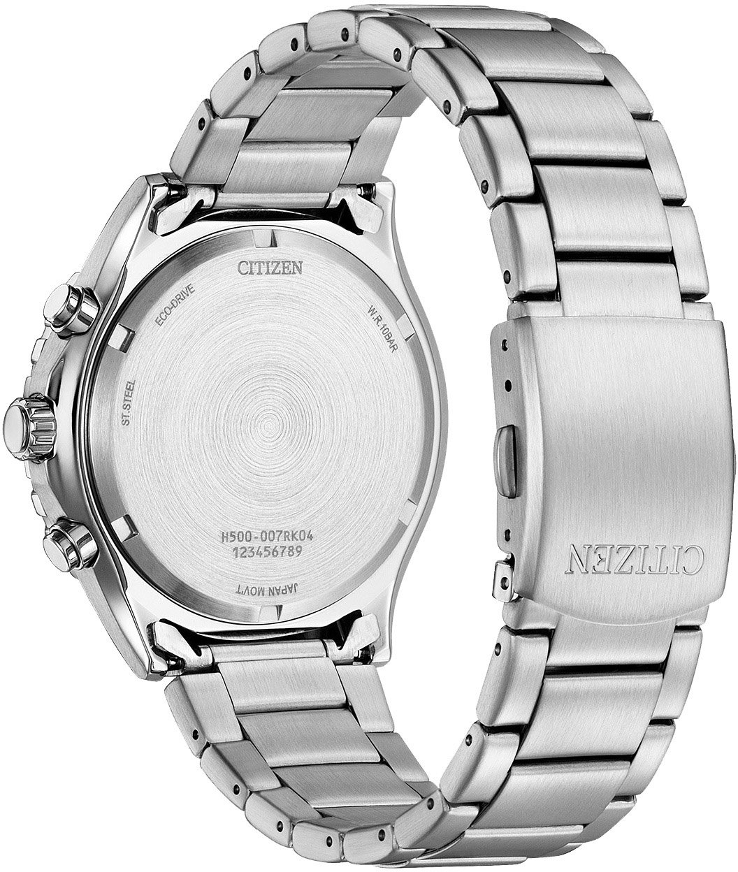 Citizen AT2568-82E Eco-Drive Chrono horloge Zwart