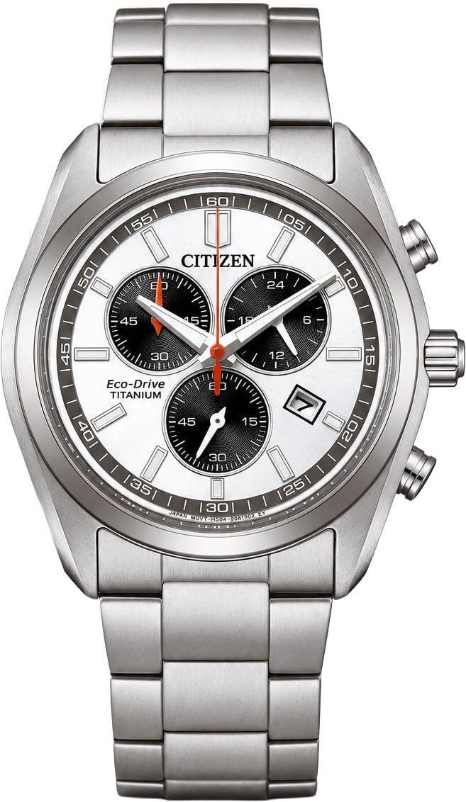 Citizen AT2590-59A Super Titanium Eco-Drive horloge 40 mm Zilver