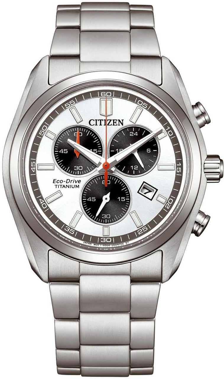 Citizen AT2590-59A Super Titanium Eco-Drive horloge 40 mm Zilver