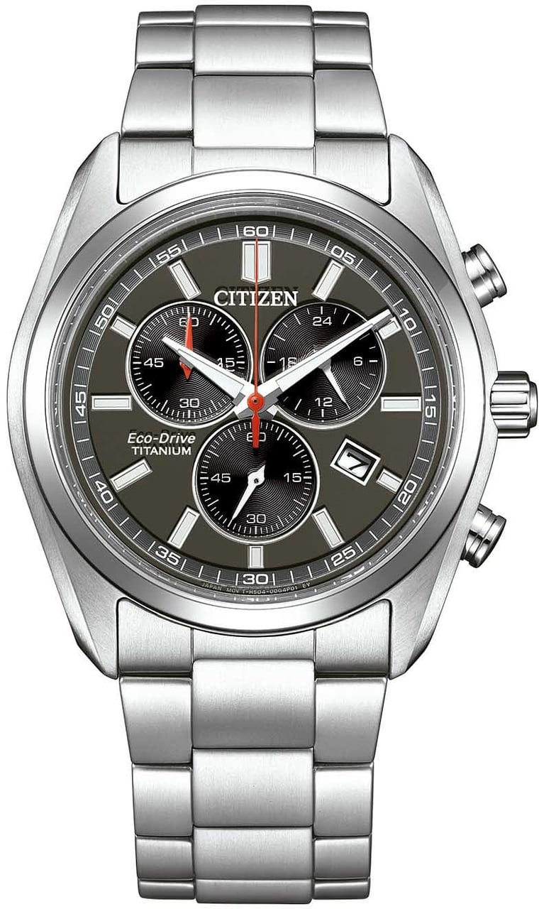 Citizen AT2590-59E Super Titanium Eco-Drive horloge 40 mm Zwart