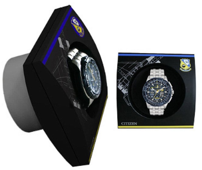 Citizen AT8020-54L Promaster US Navy Blue Angels horloge 43 mm Blauw