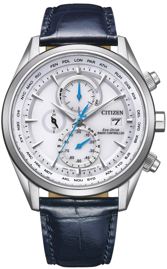 Citizen AT8260-18A Radio Controlled Eco-Drive horloge Wit