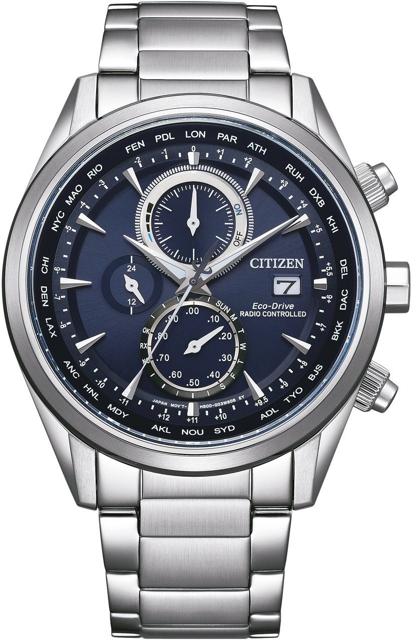 Citizen AT8260-85L Radio Controlled Eco-Drive horloge Blauw