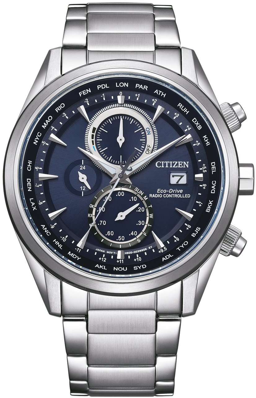 Citizen AT8260-85L Radio Controlled Eco-Drive horloge Blauw