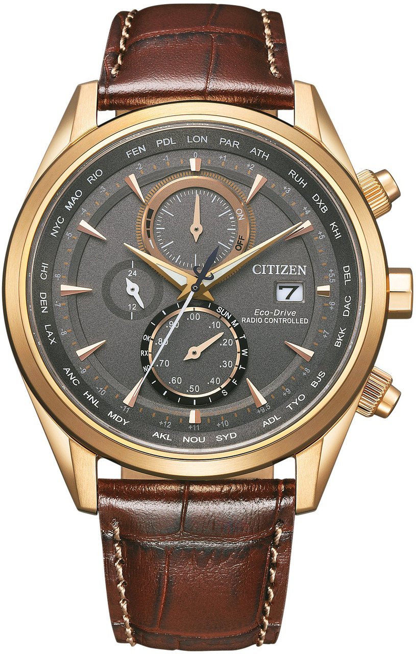 Citizen AT8263-10H Radio Controlled Eco-Drive horloge Grijs