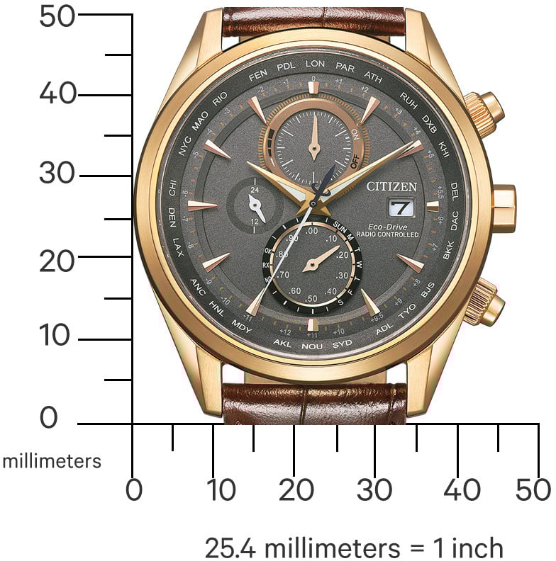 Citizen AT8263-10H Radio Controlled Eco-Drive horloge Grijs