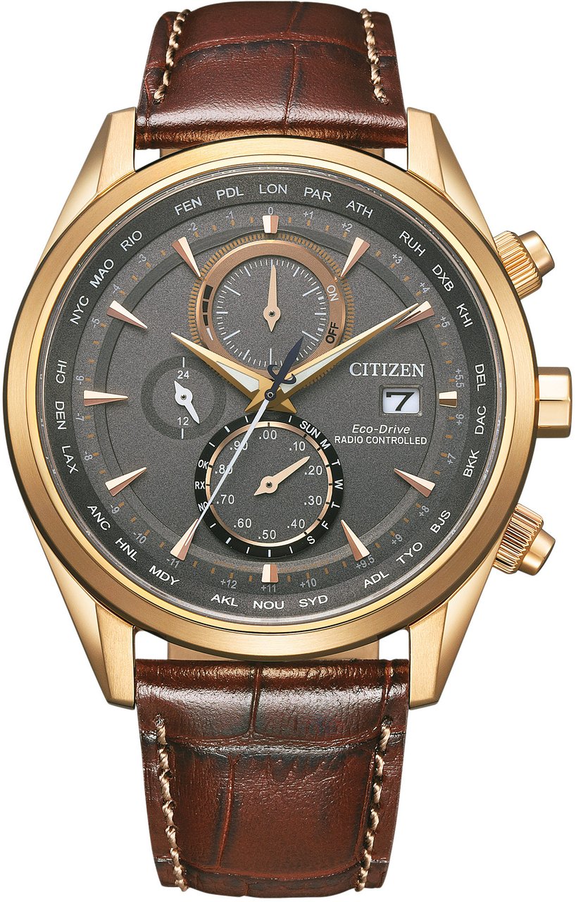 Citizen AT8263-10H Radio Controlled Eco-Drive horloge Grijs