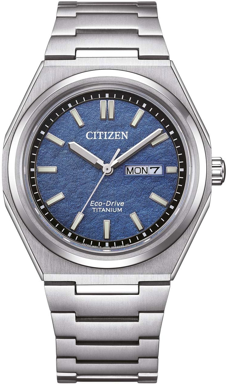 Citizen AW0130-85LE Zenshin Super Titanium horloge Blauw