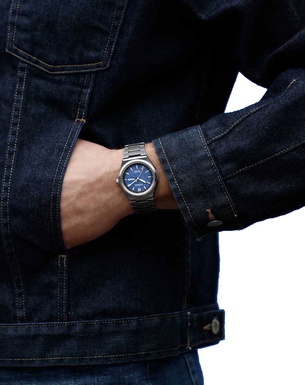 Citizen AW0130-85LE Zenshin Super Titanium horloge Blauw