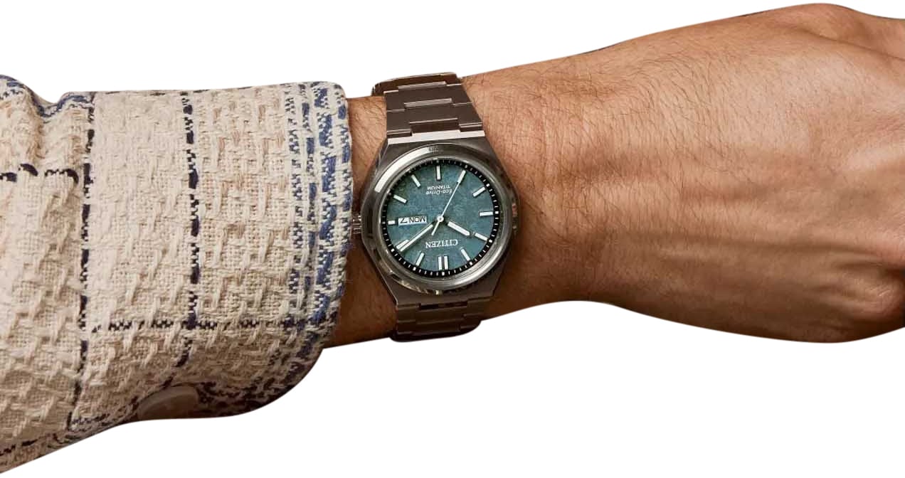 Citizen AW0130-85XC Zenshin Super Titanium horloge Groen