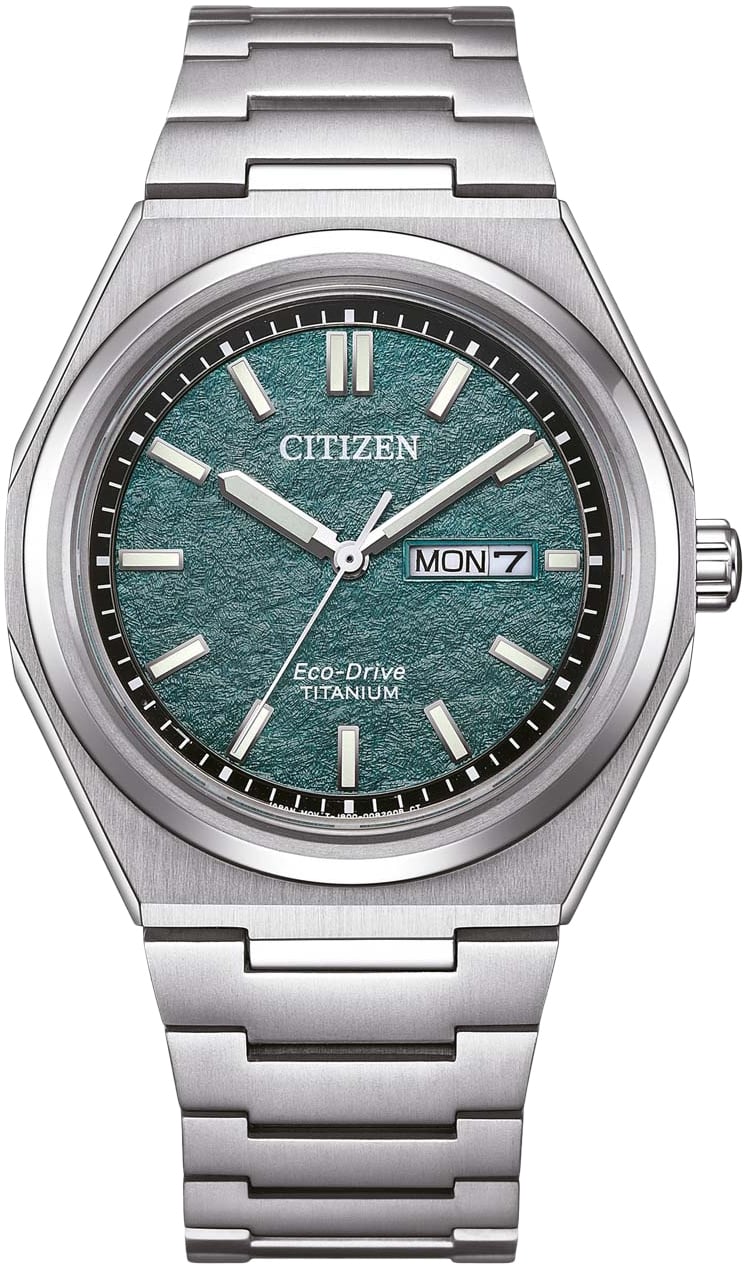 Citizen AW0130-85XC Zenshin Super Titanium horloge Groen