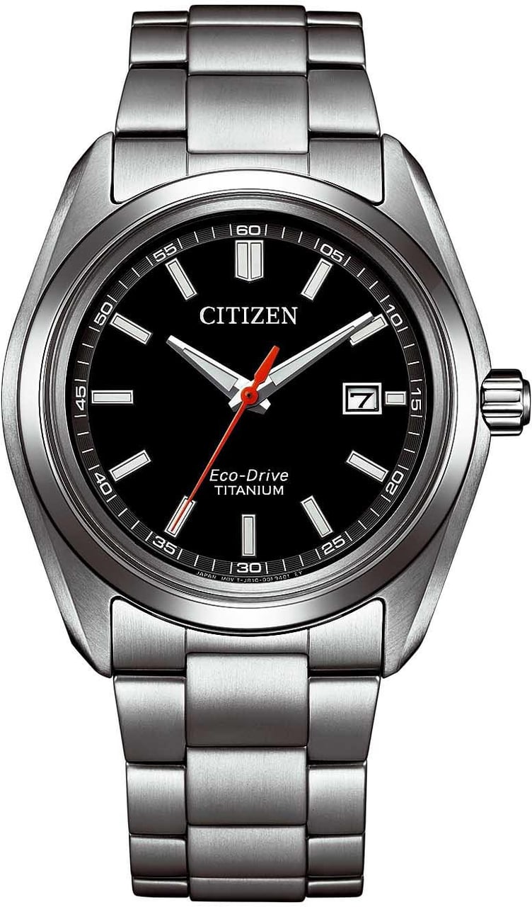Citizen AW1900-50E Super Titanium Eco-Drive horloge 40 mm Zwart