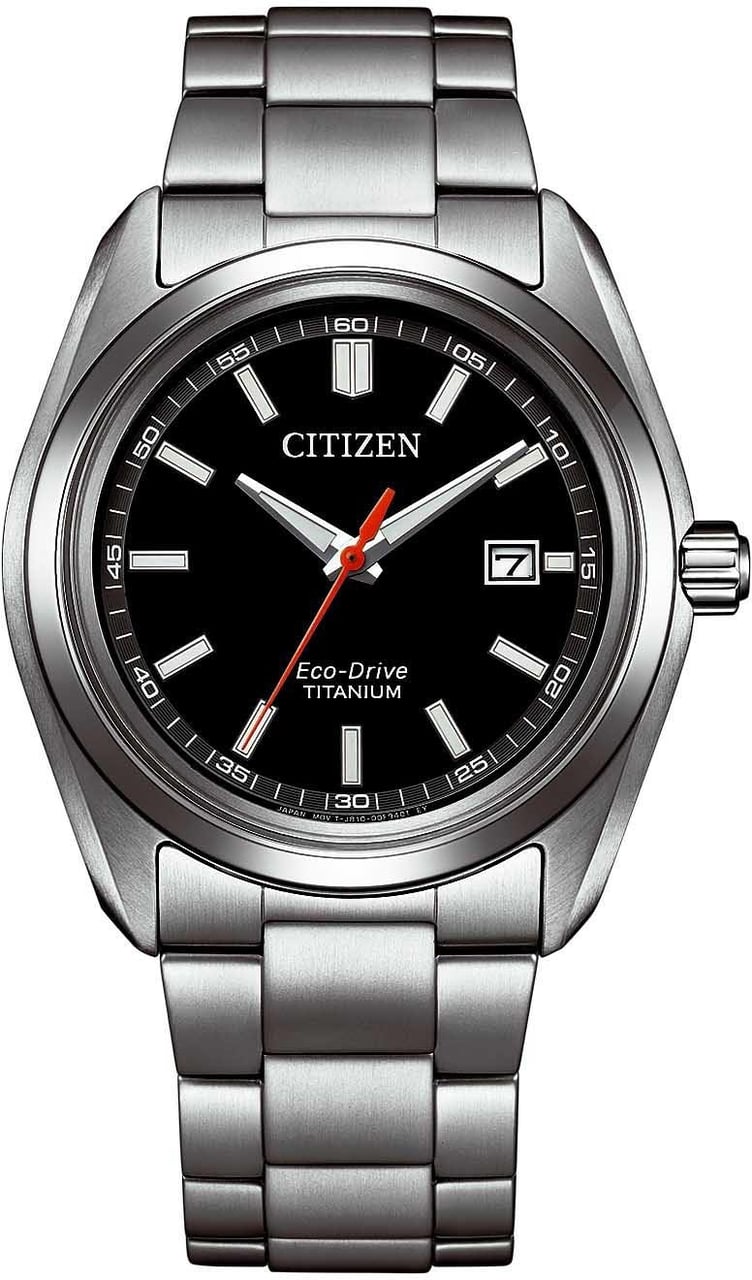 Citizen AW1900-50E Super Titanium Eco-Drive horloge 40 mm Zwart