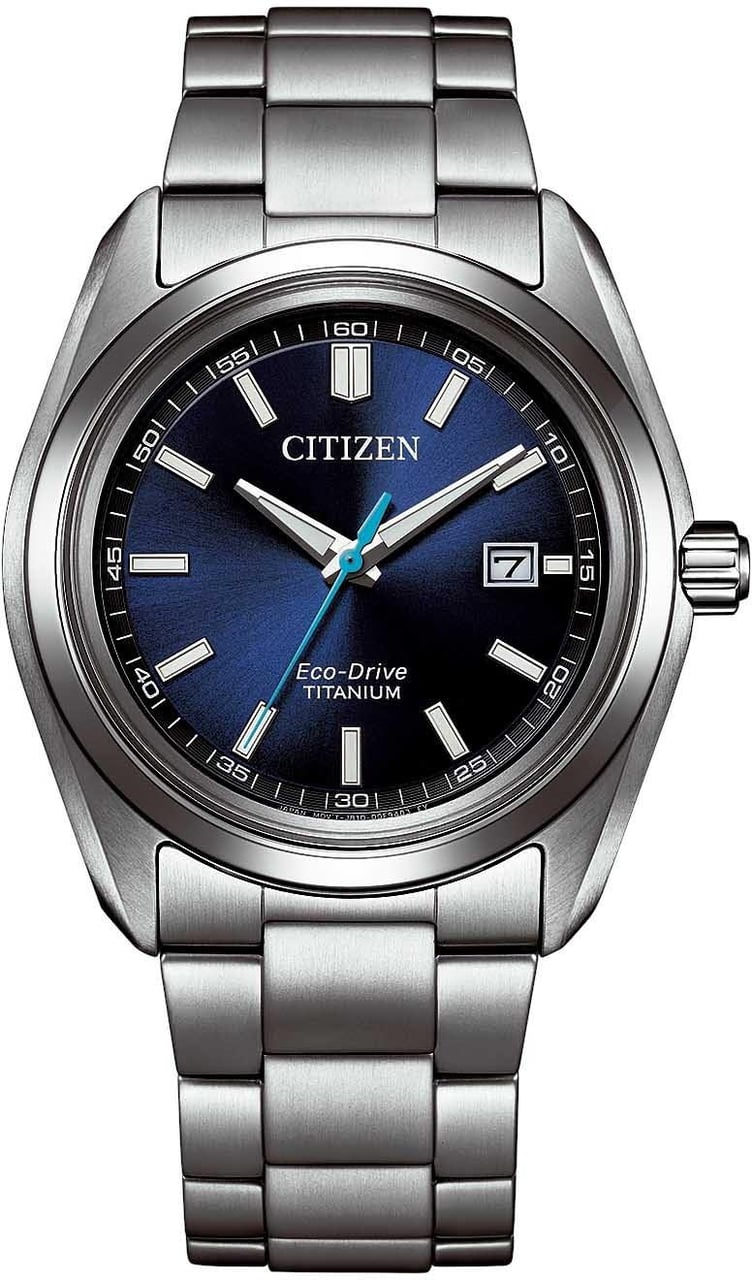 Citizen AW1900-50L Super Titanium Eco-Drive horloge 40 mm Blauw