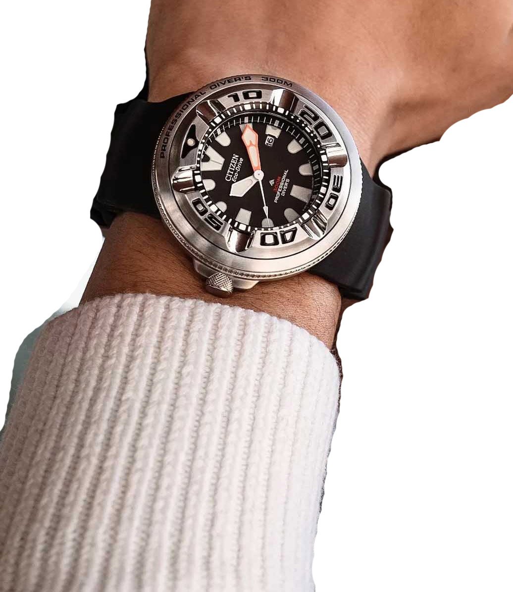 Citizen BJ8050-08E Promaster Marine horloge Zwart
