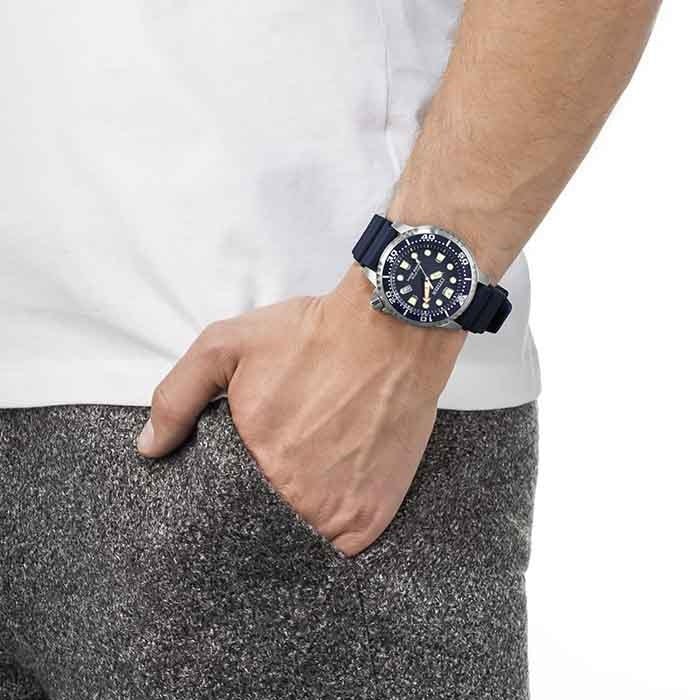 Citizen Promaster BN0151-17L Marine Eco-Drive herenhorloge 44 mm Blauw
