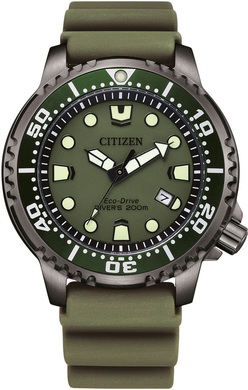 Citizen BN0157-11X Promaster Marine Eco-Drive duikhorloge Groen