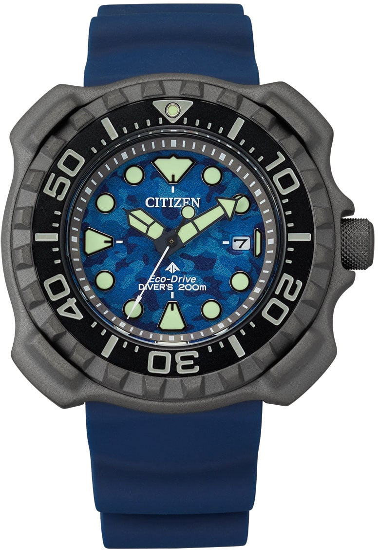 Citizen BN0227-09L Promaster Marine horloge Blauw