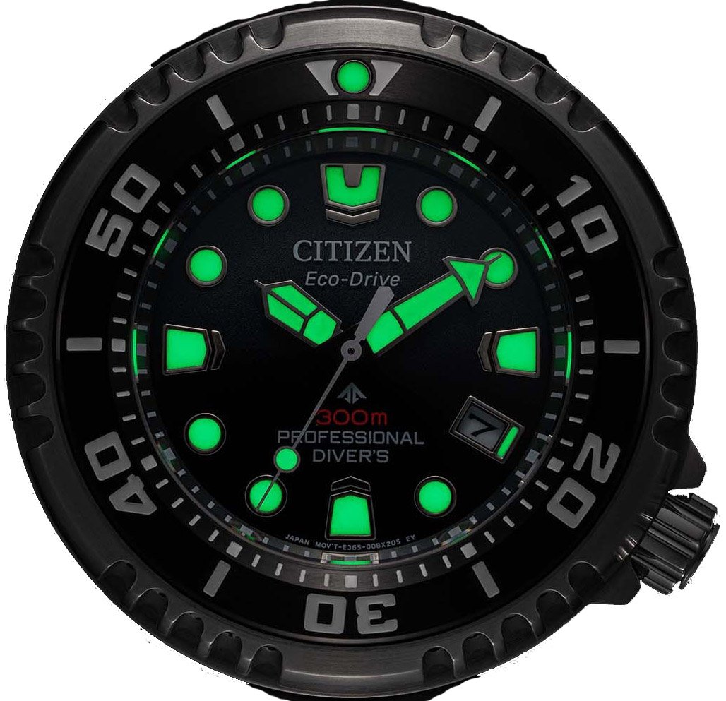 Citizen BN1024-01E Promaster Marine horloge Zwart