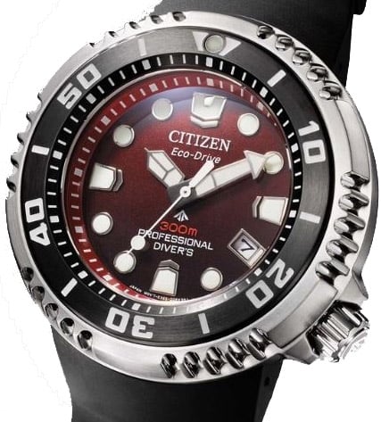 Citizen BN1024-01Z Promaster Marine horloge Rood