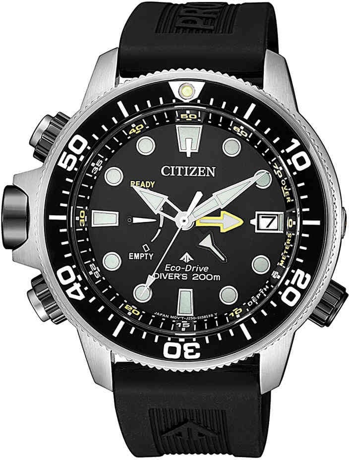 Citizen Promaster BN2036-14E Aqualand Eco-Drive herenhorloge 46,5 mm Zwart