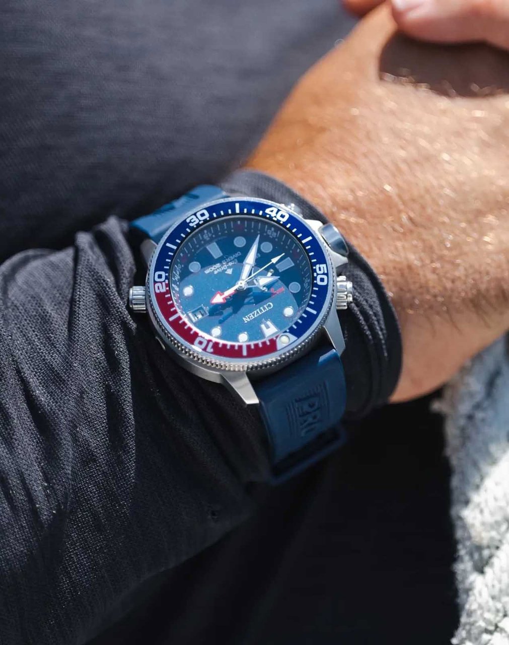 Citizen Promaster BN2038-01L Aqualand Eco-Drive herenhorloge 46.5 mm Blauw