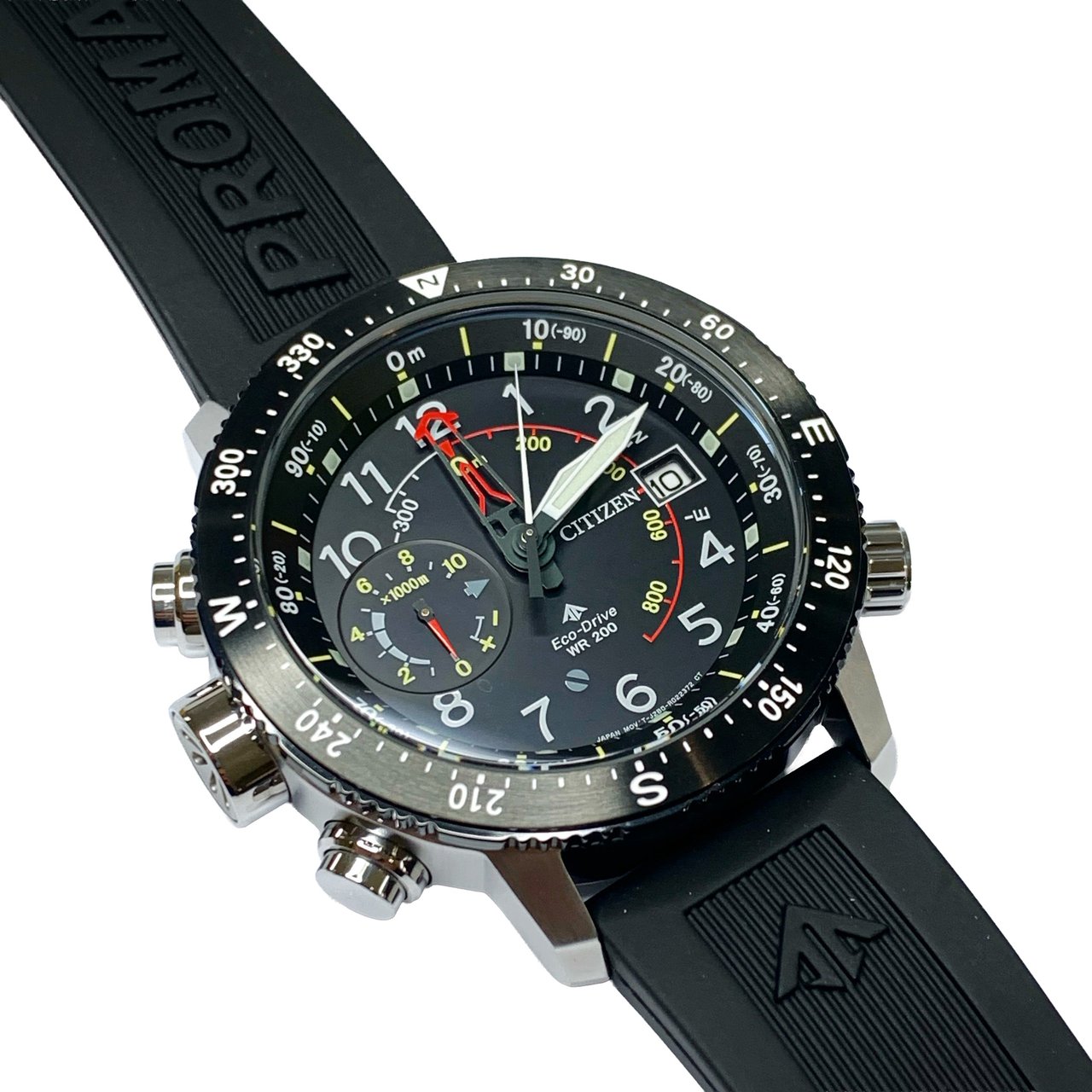 Citizen BN4044-15E Promaster Land Eco-Drive heren horloge 47 mm Zwart
