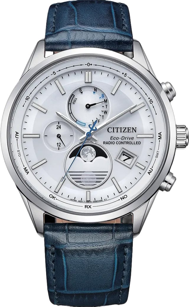 Citizen BY1030-09A Radio Controlled Moon Phase horloge Wit