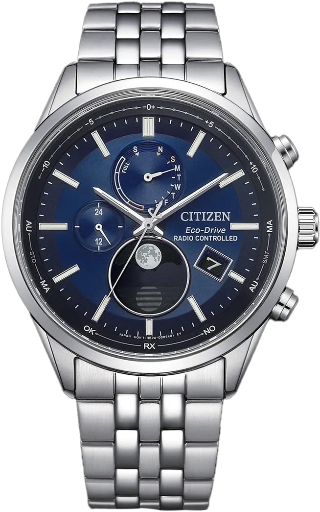 Citizen BY1030-50L Radio Controlled Moon Phase horloge Blauw