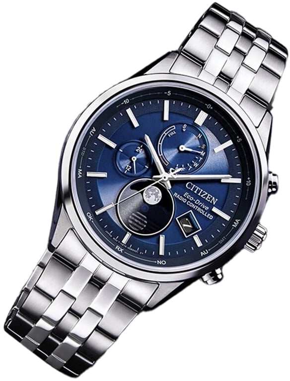 Citizen BY1030-50L Radio Controlled Moon Phase horloge Blauw