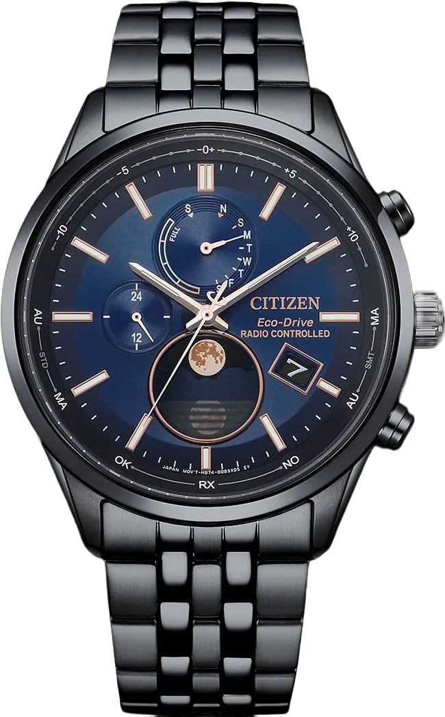 Citizen BY1035-56L Radio Controlled Moon Phase horloge Blauw