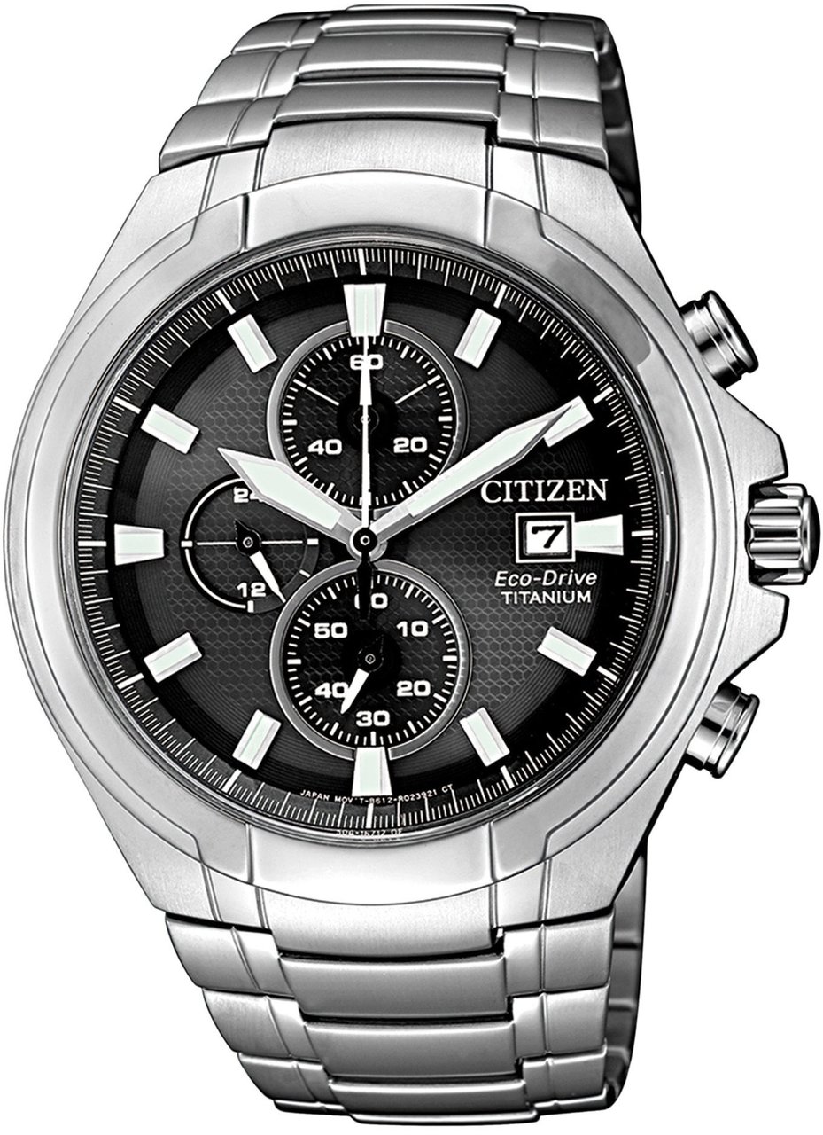 Citizen CA0700-86E Eco-Drive Super Titanium horloge Zwart