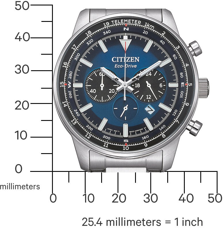 Citizen CA4500-91L Eco-Drive Sports Aviation horloge Blauw