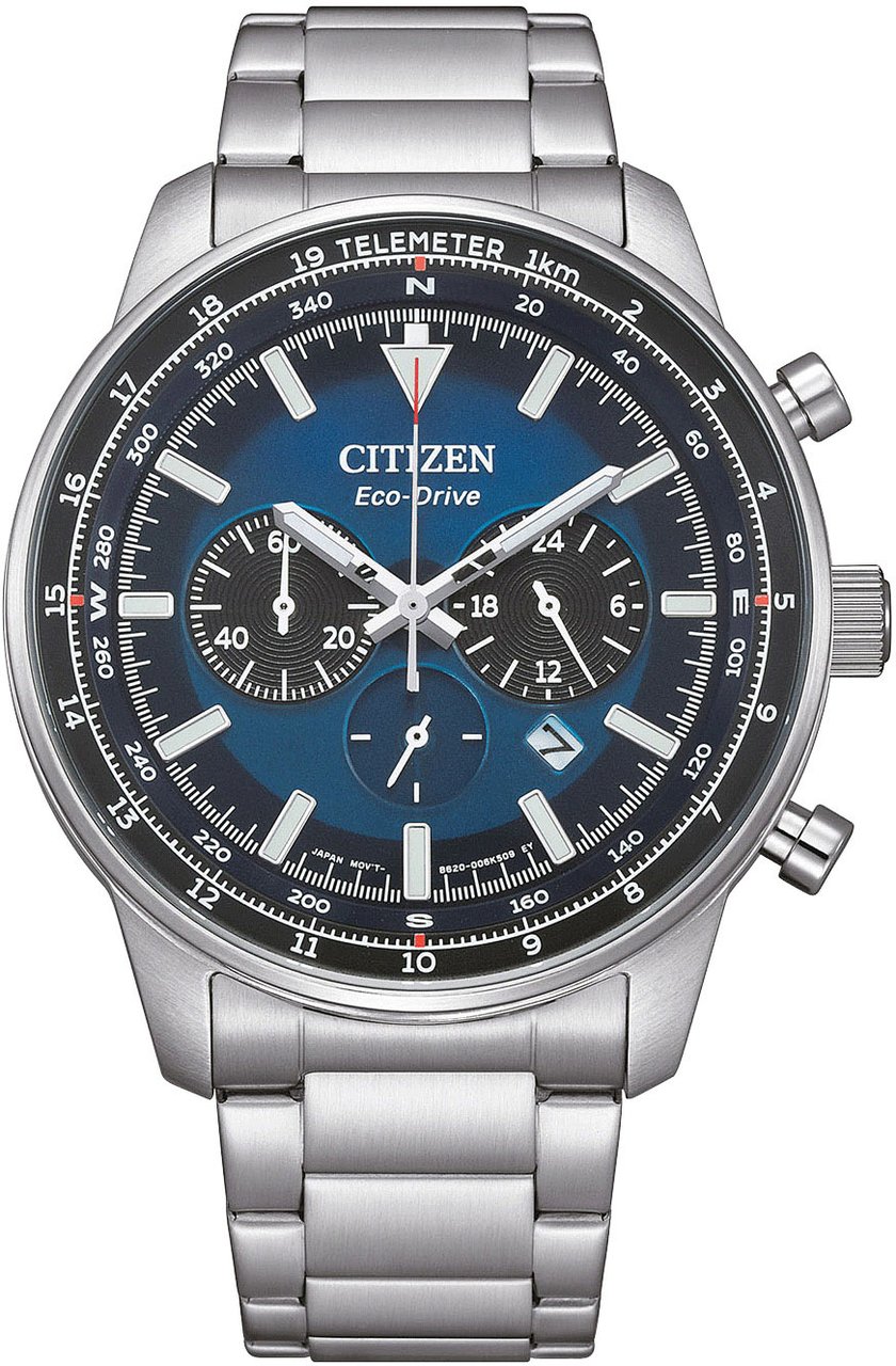 Citizen CA4500-91L Eco-Drive Sports Aviation horloge Blauw