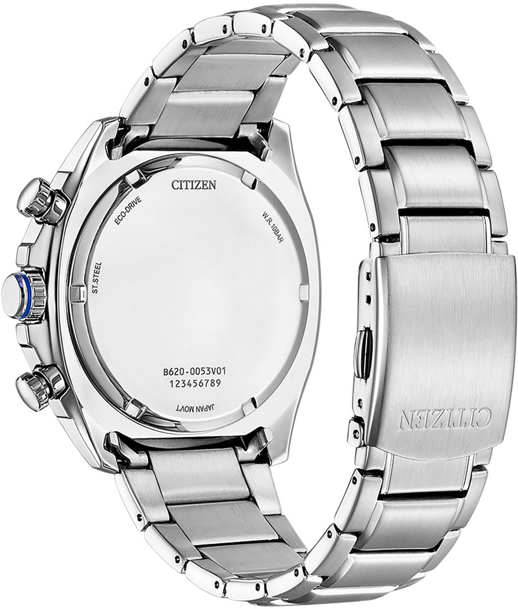 Citizen CA4560-81L Eco-Drive Chrono horloge Blauw