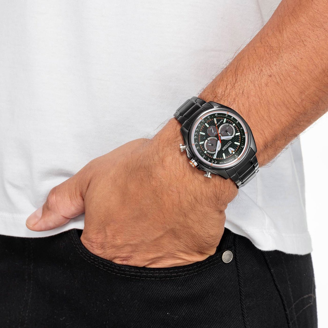 Citizen CA4567-82H Eco-Drive Chrono horloge Grijs