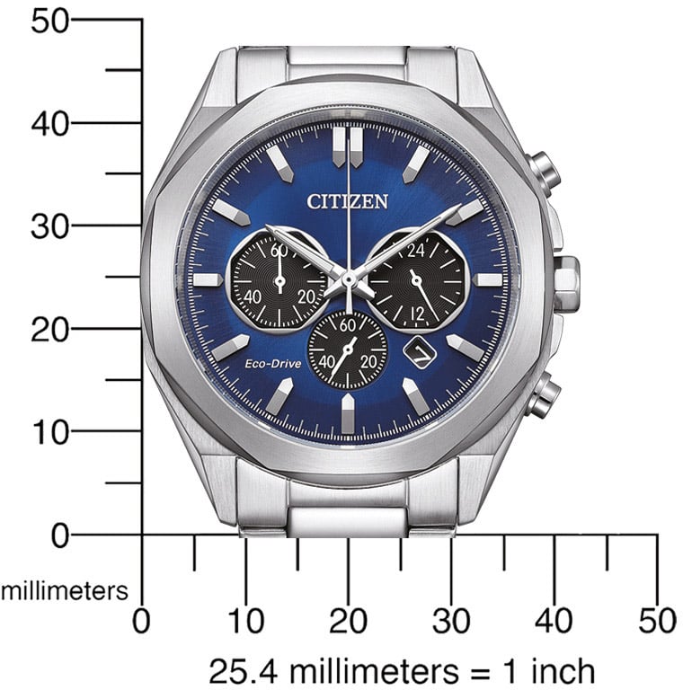 Citizen CA4590-81L Eco-Drive Chrono horloge Blauw