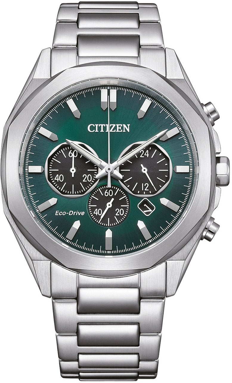 Citizen CA4590-81X Eco-Drive Chrono horloge Groen