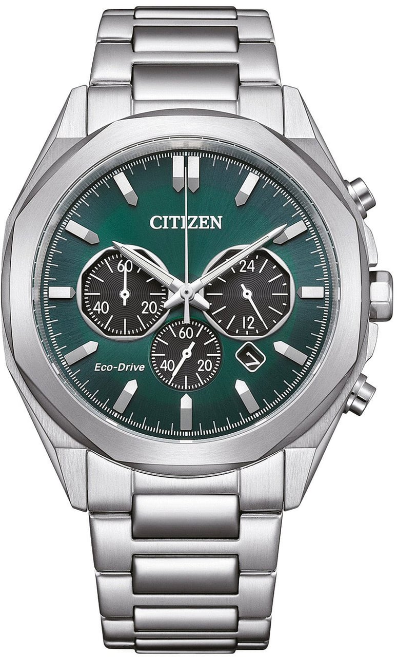 Citizen CA4590-81X Eco-Drive Chrono horloge Groen