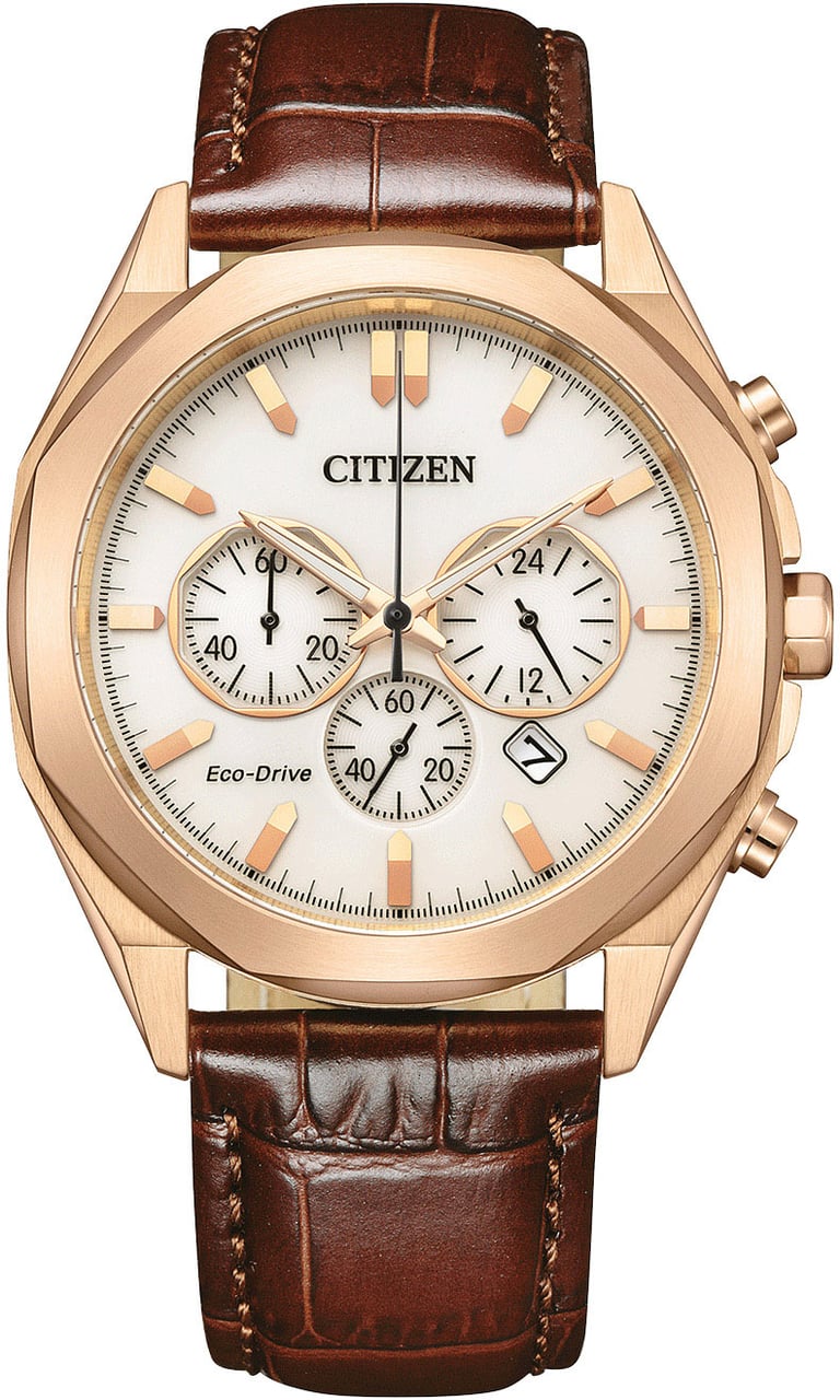 Citizen CA4593-15A Eco-Drive Chrono horloge Wit