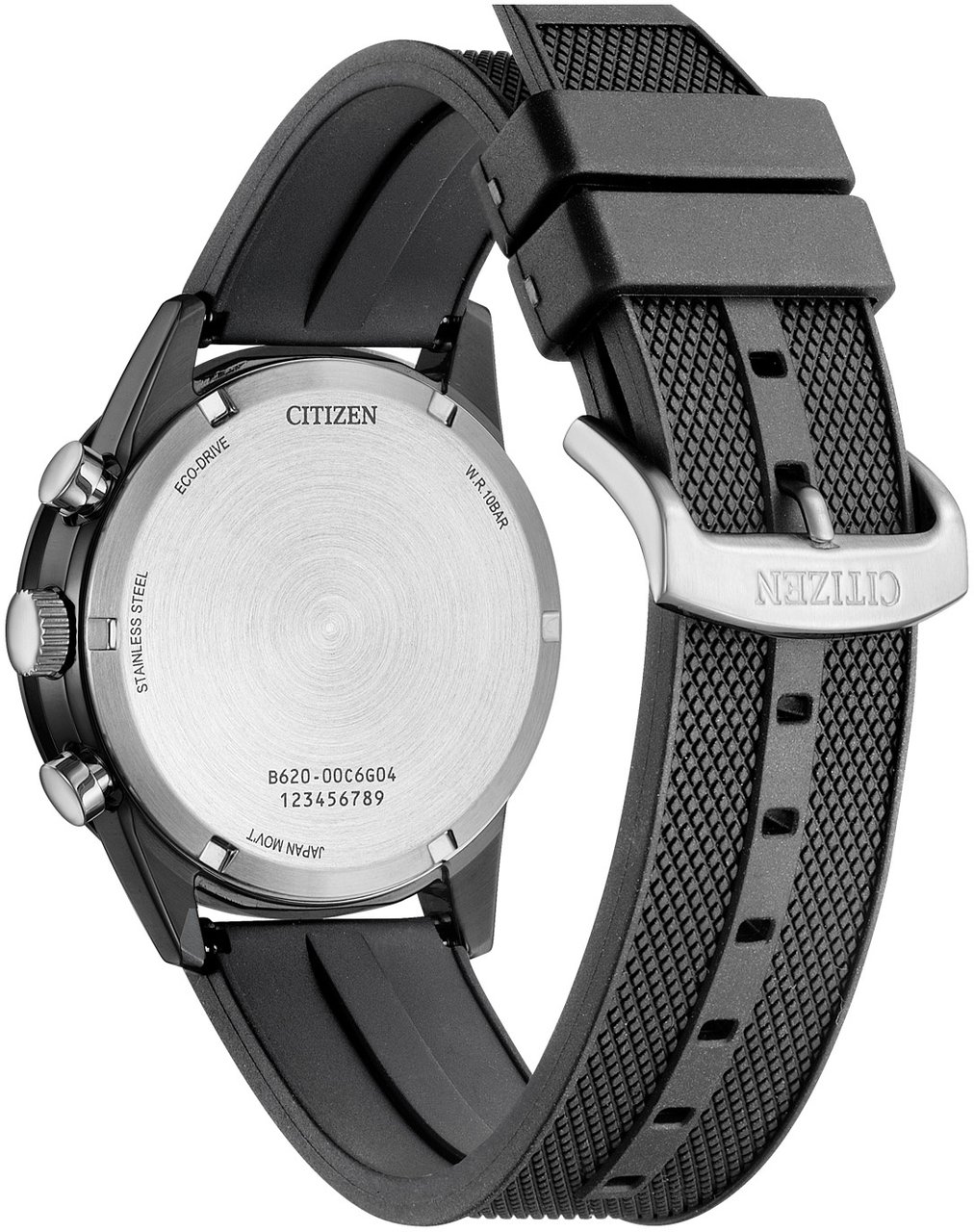 Citizen CA4625-02H Eco-Drive Chrono horloge Zwart