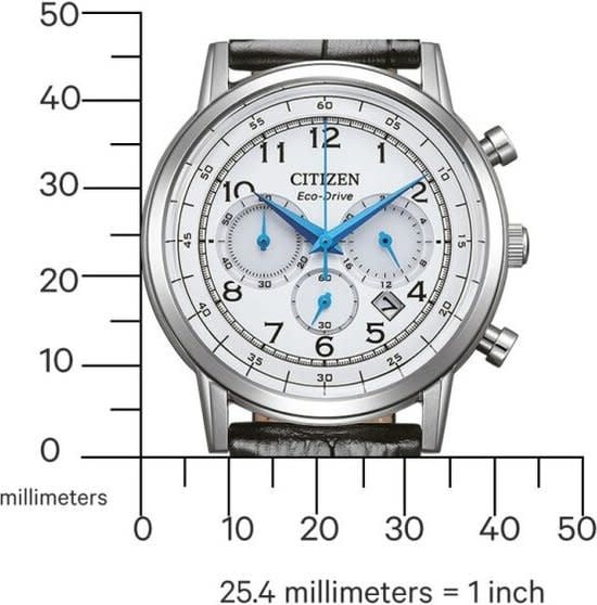 Citizen CA4630-02A Eco-Drive chronograaf horloge Wit